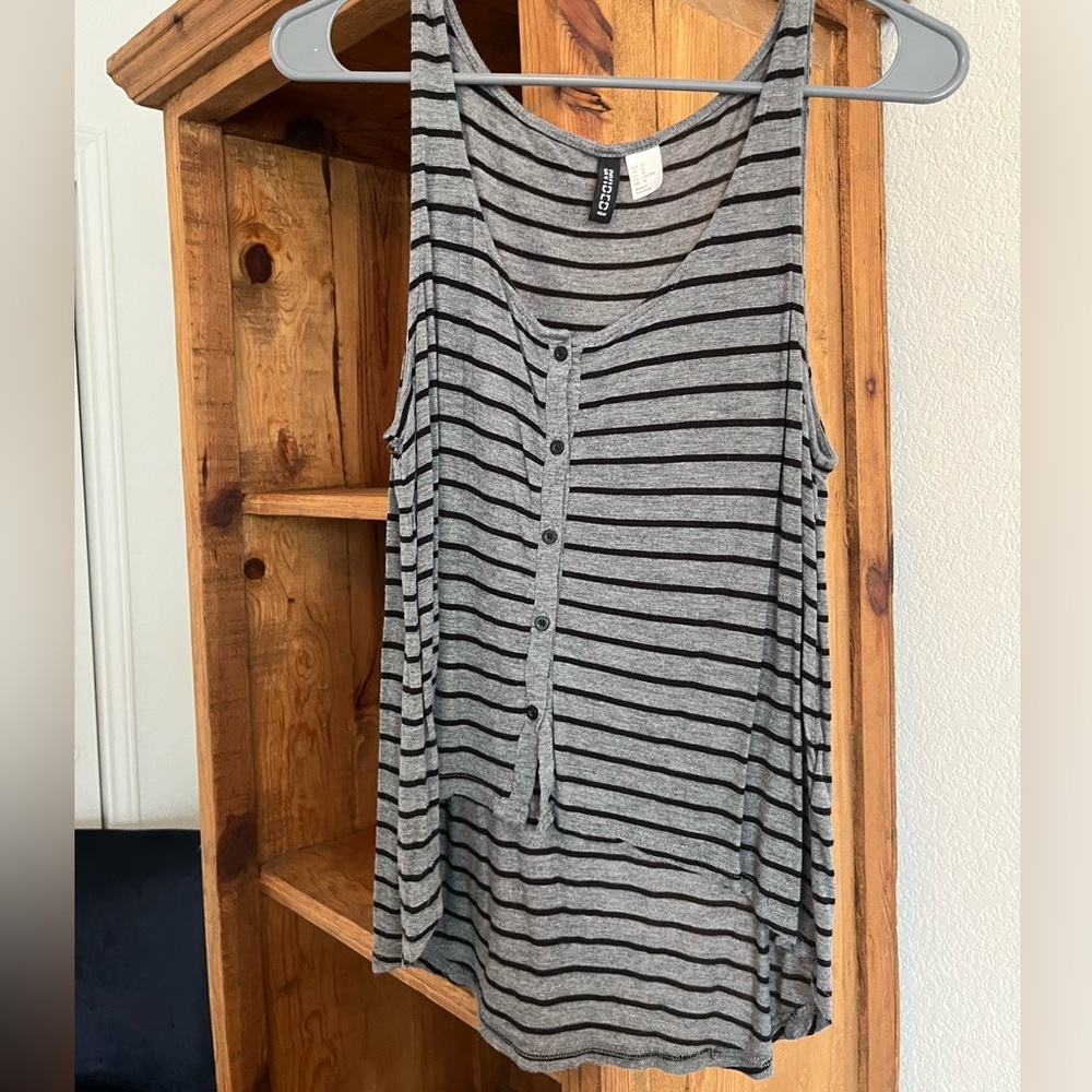 H&M striped tank